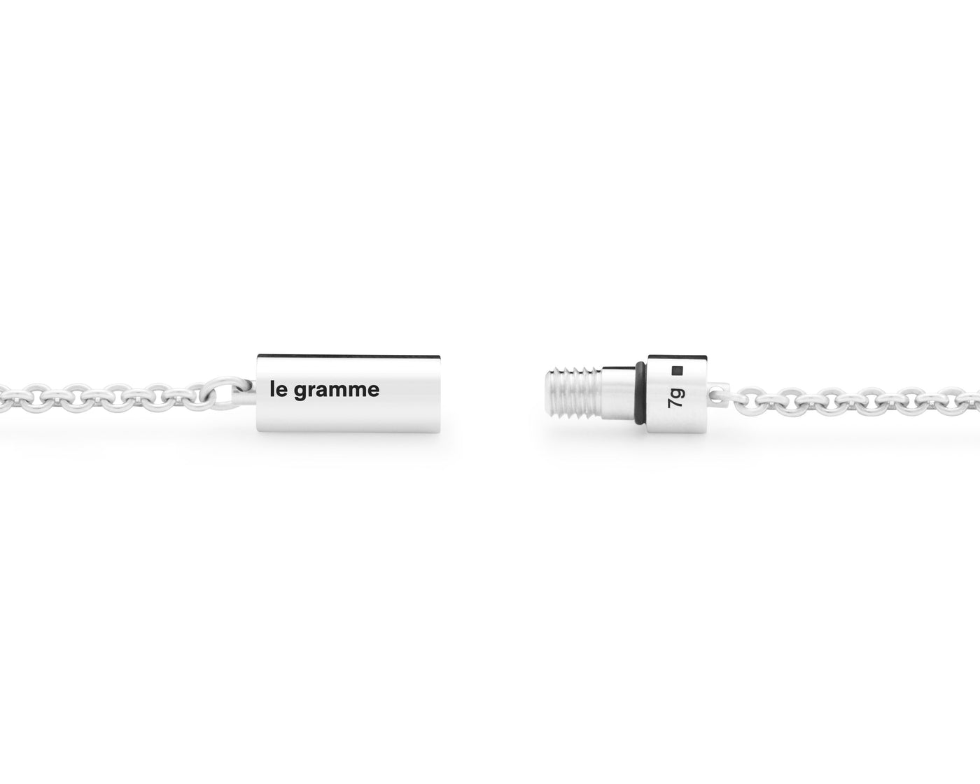 bracelet câble sur chaîne le 7g