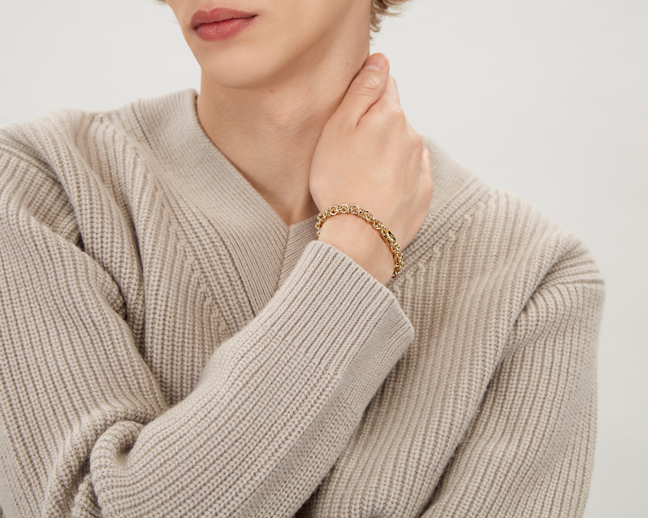 bracelet entrelacs le 45g