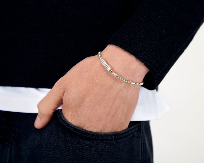 bracelet-beads-argent-925-or-rouge-750-11g-bijoux-pour-homme