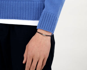bracelet cordon noir segment le 3g