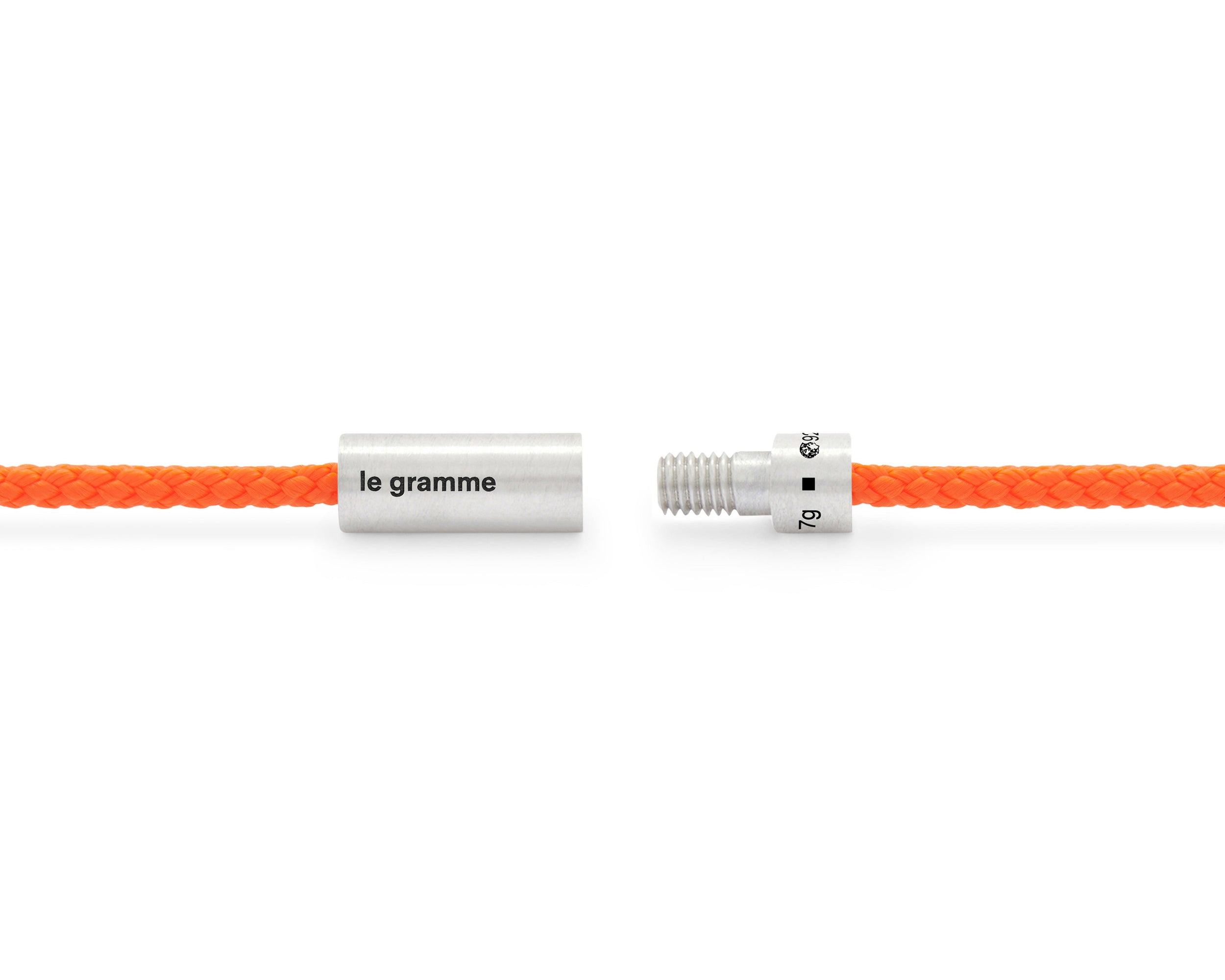 orange nato cable bracelet the 7g