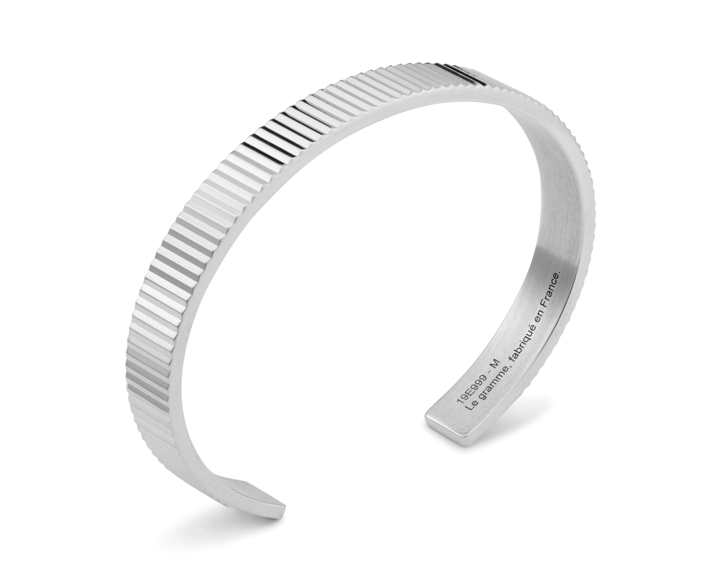 bracelet ruban guilloché le 23g
