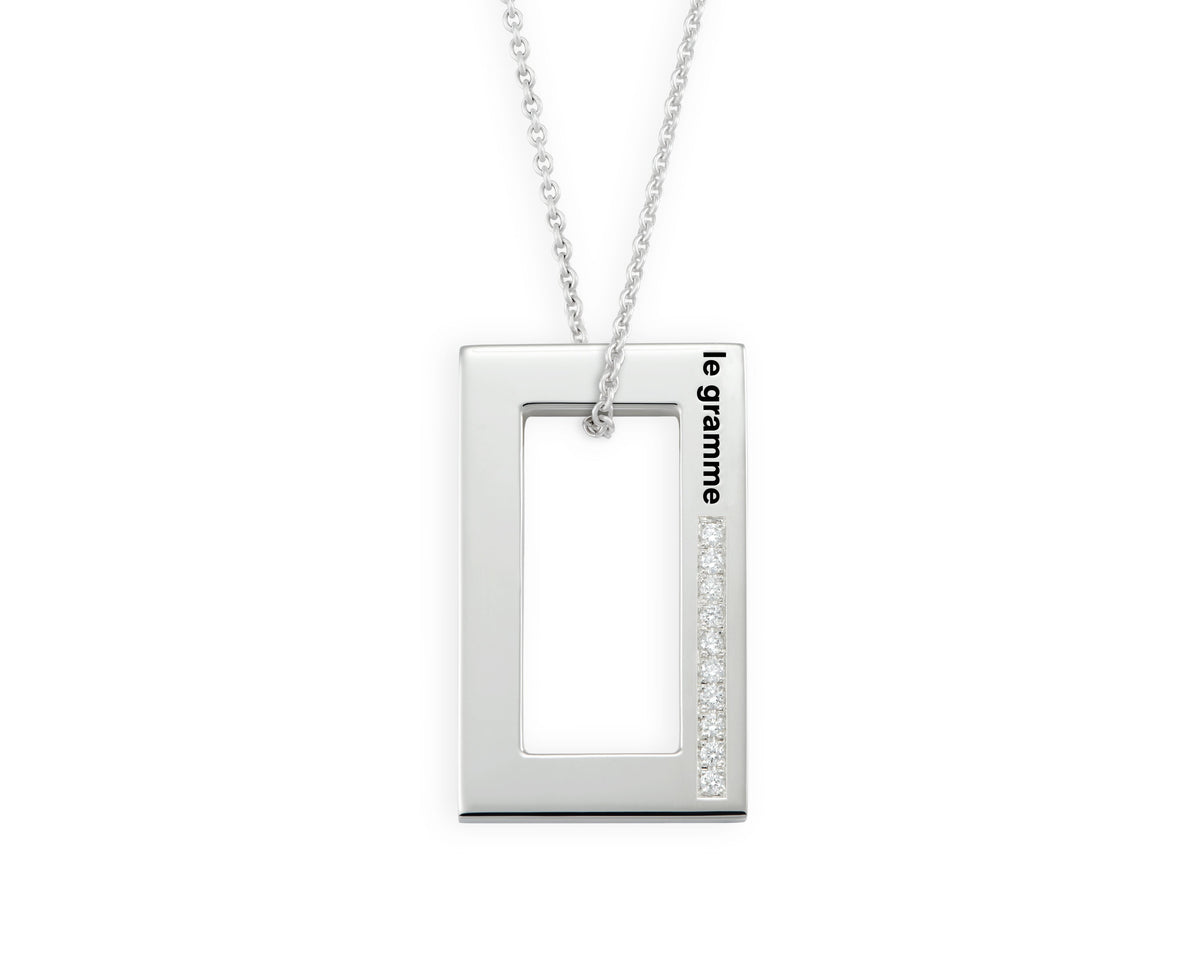 collier rectangle le 3,4g