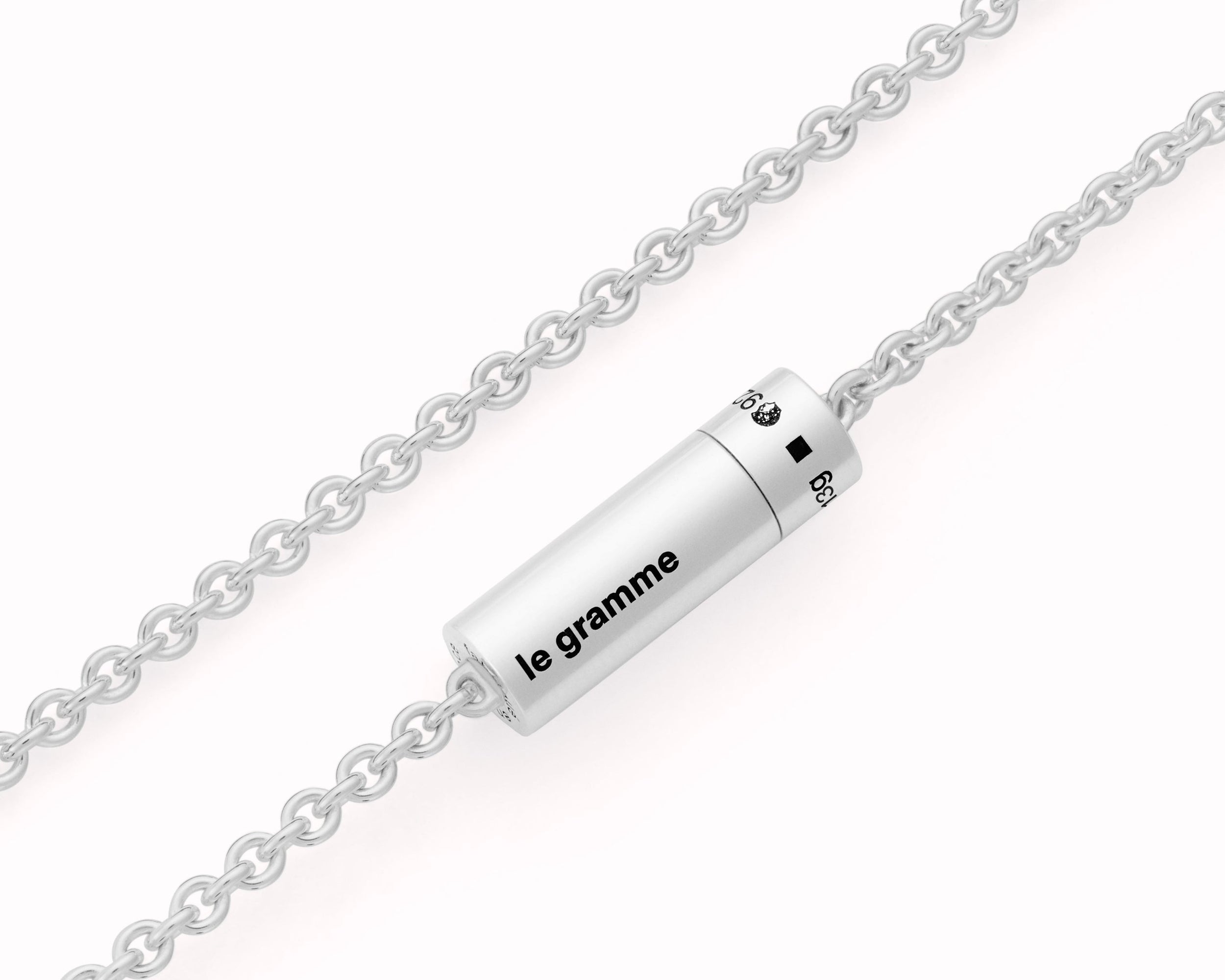 collier câble sur chaîne le 13g