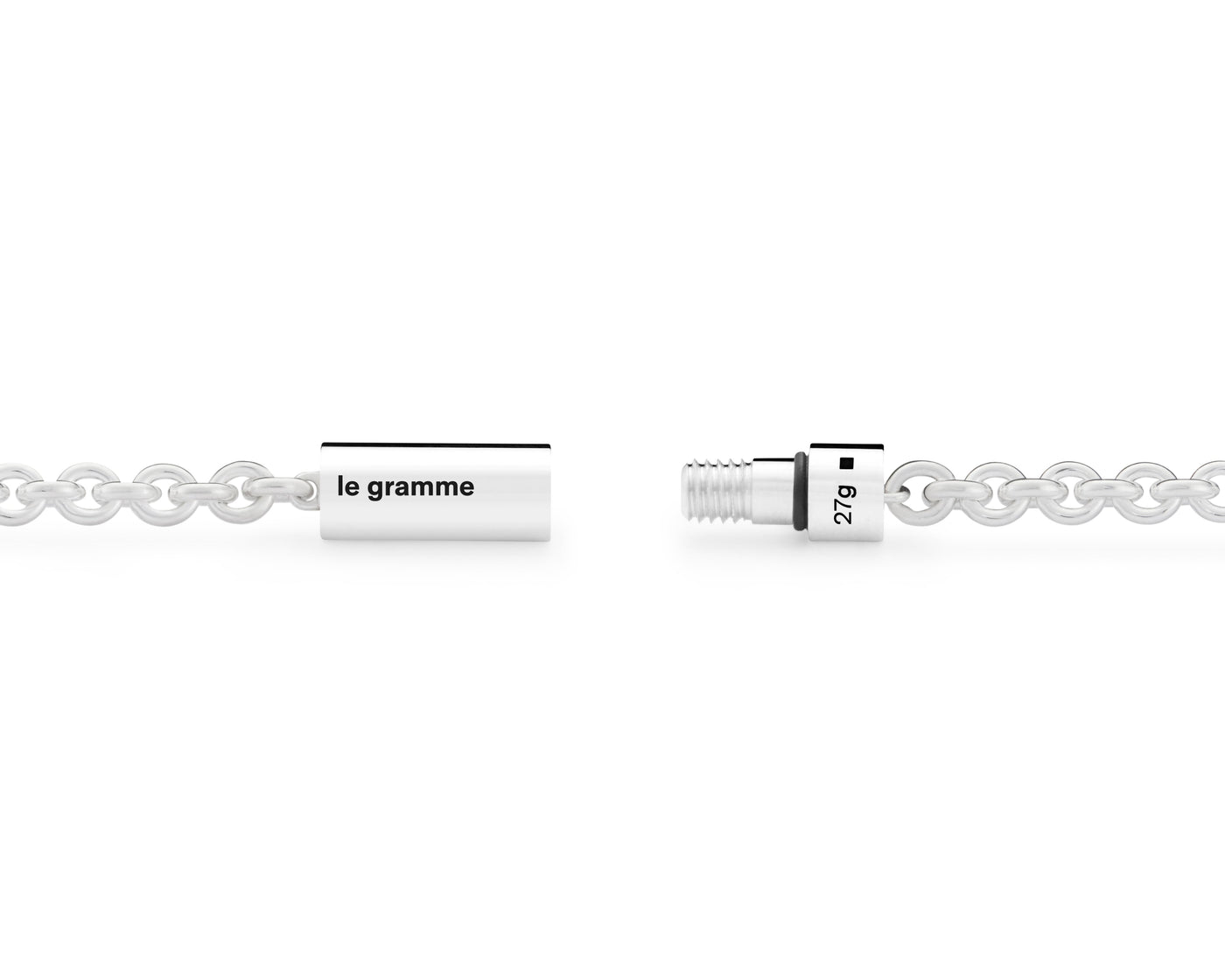 collier câble sur chaîne le 27g