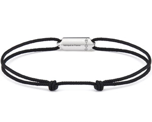 bracelet cordon noir segment le 3g