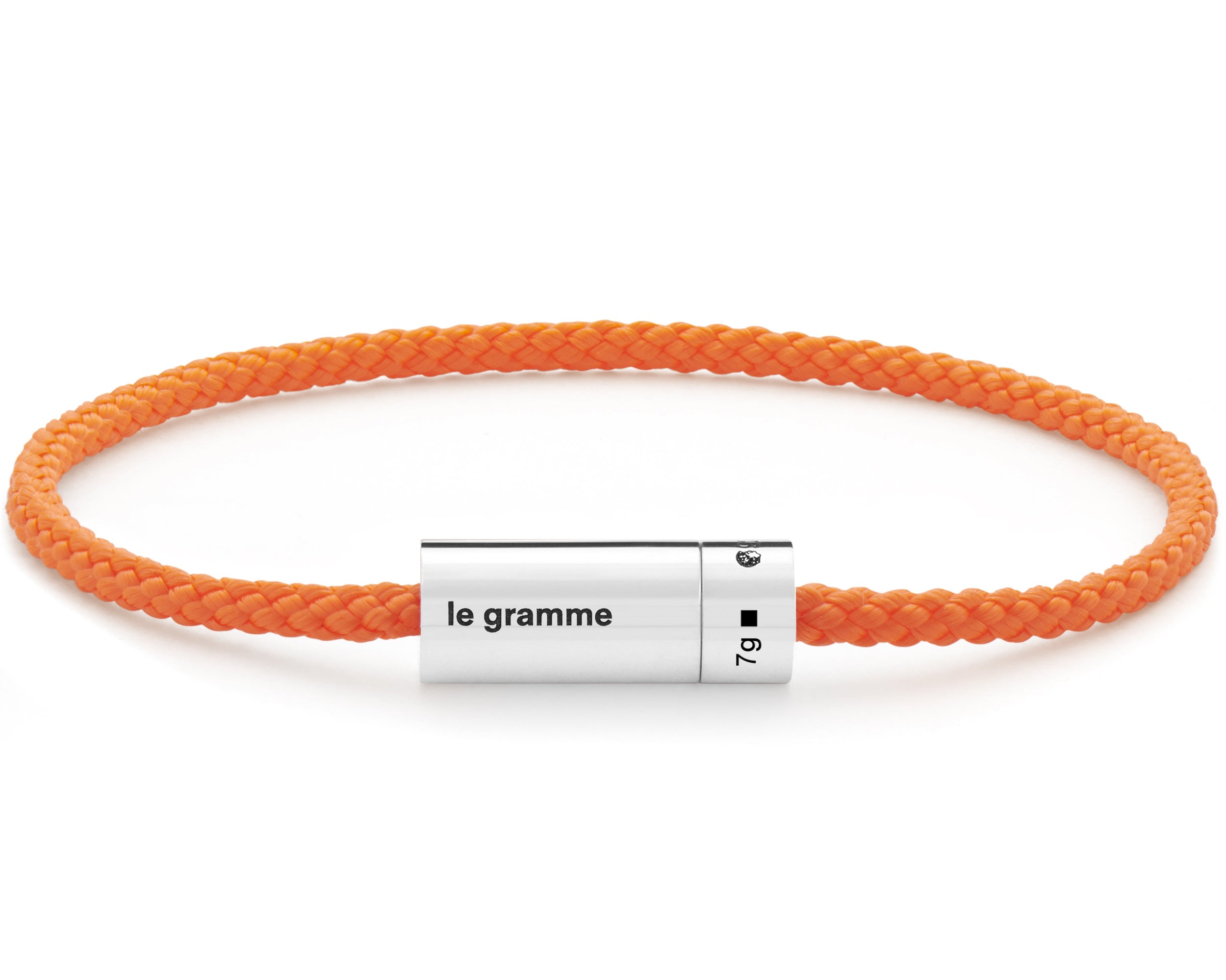 bracelet câble nato orange le 7g