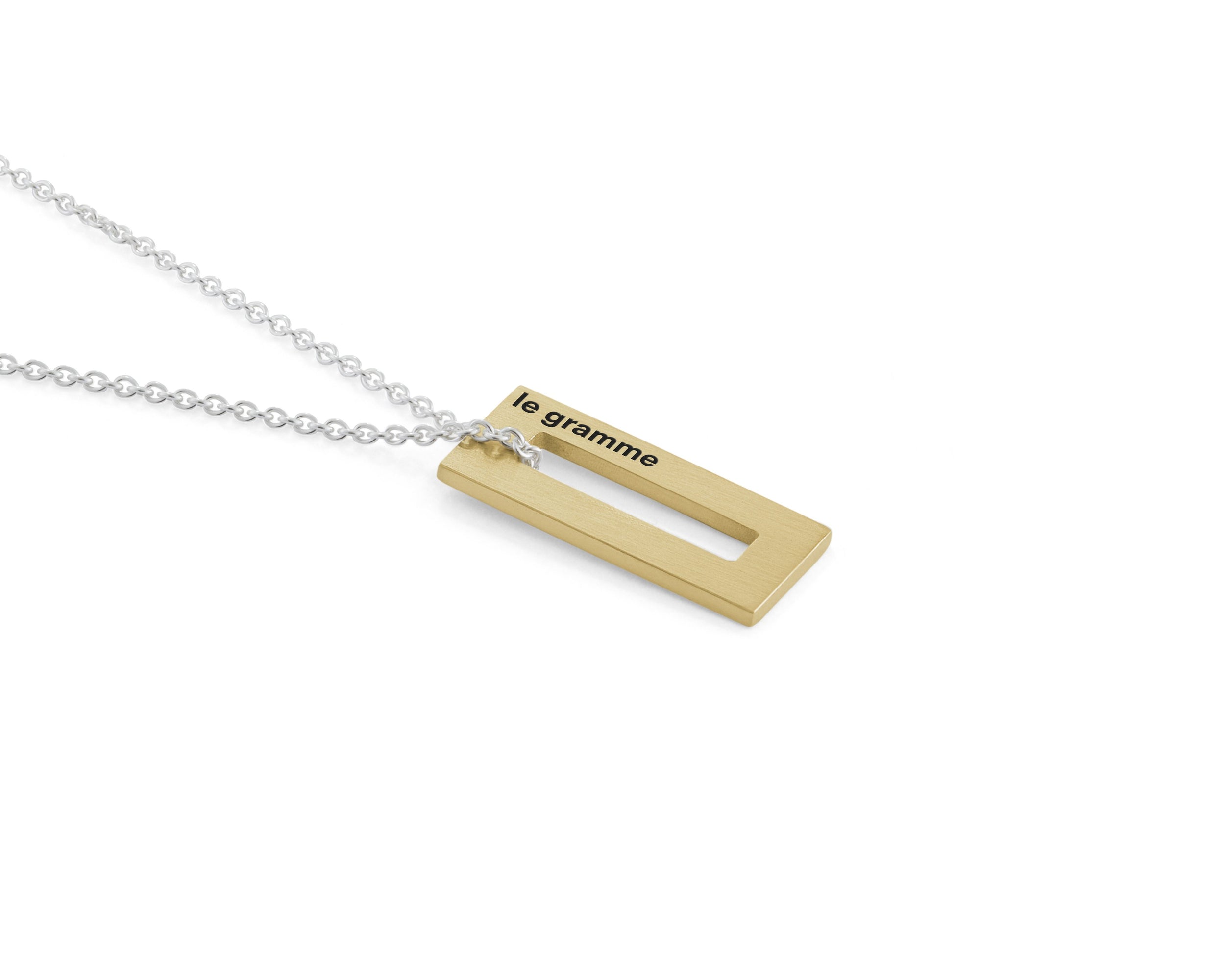 collier rectangle le 1,5g