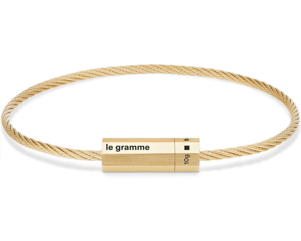 bracelet câble octogone le 10g