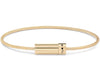 horizontal guilloche cable bracelet 11g