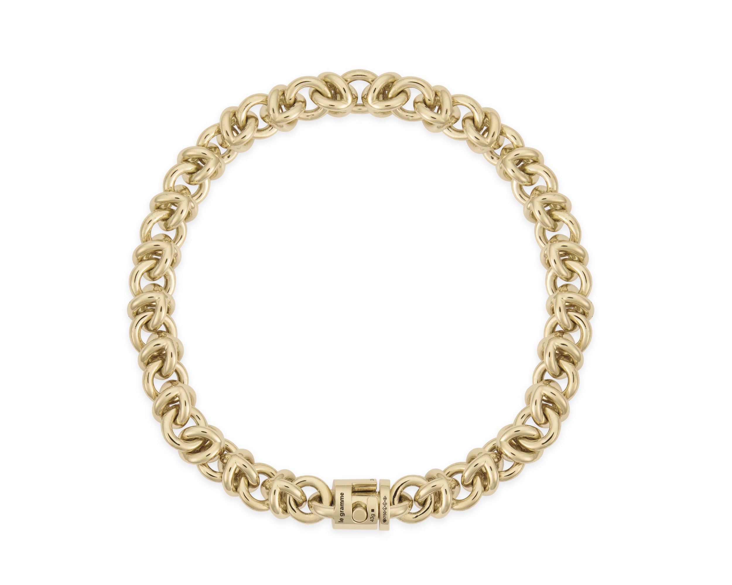 bracelet entrelacs le 45g