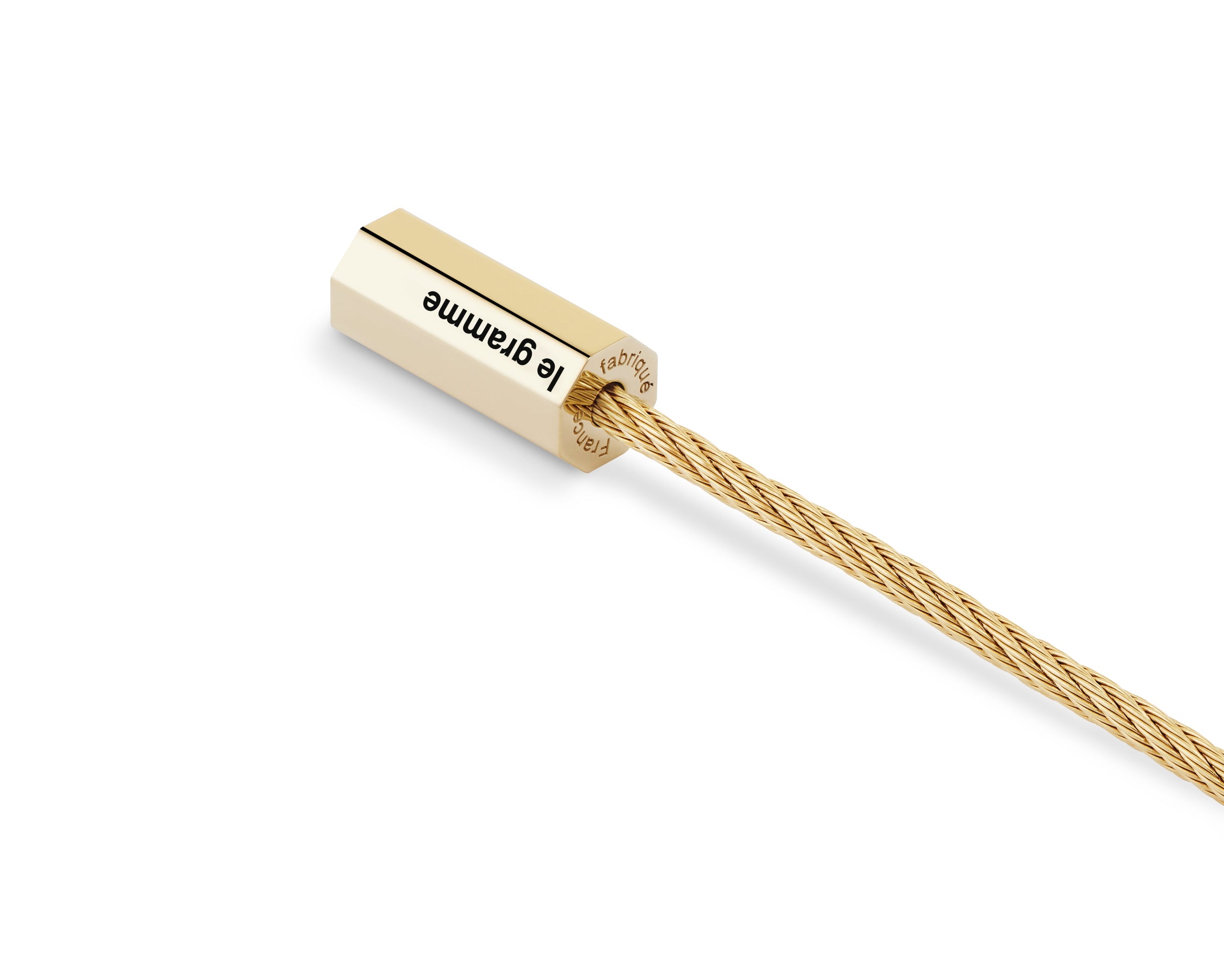 bracelet câble octogone le 10g