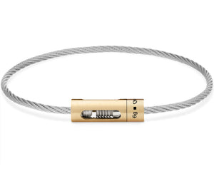 BRACELET CABLE PERF. VIS TI 6G