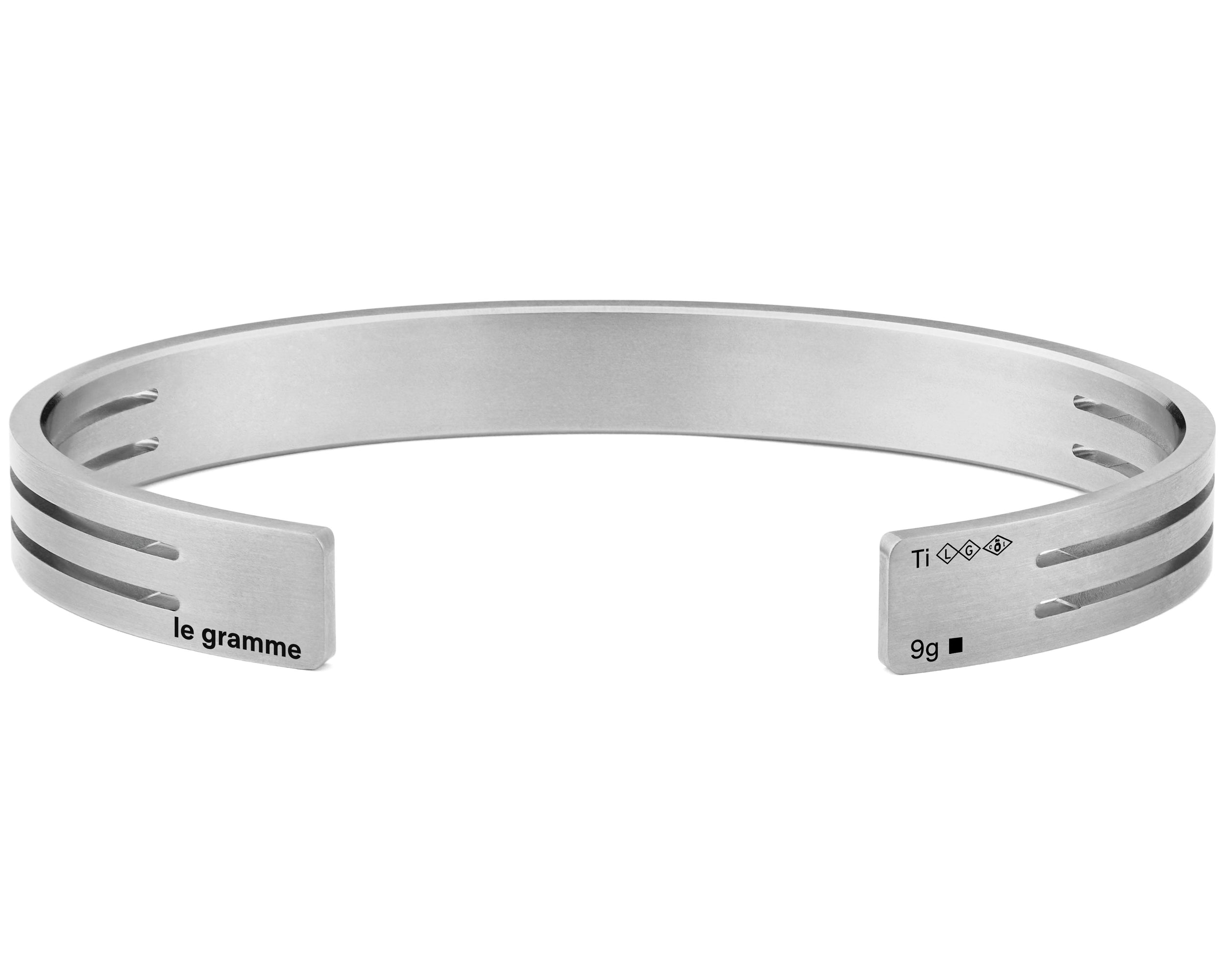 bracelet ruban perforé le 9g