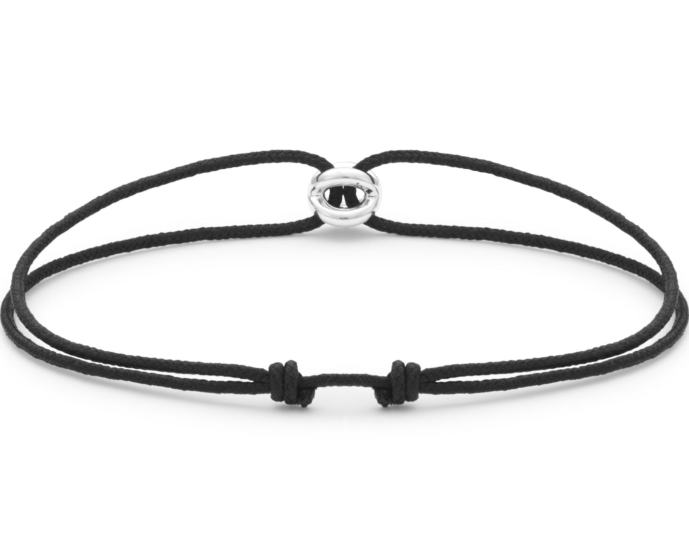 cordon entrelacs noir le 1g