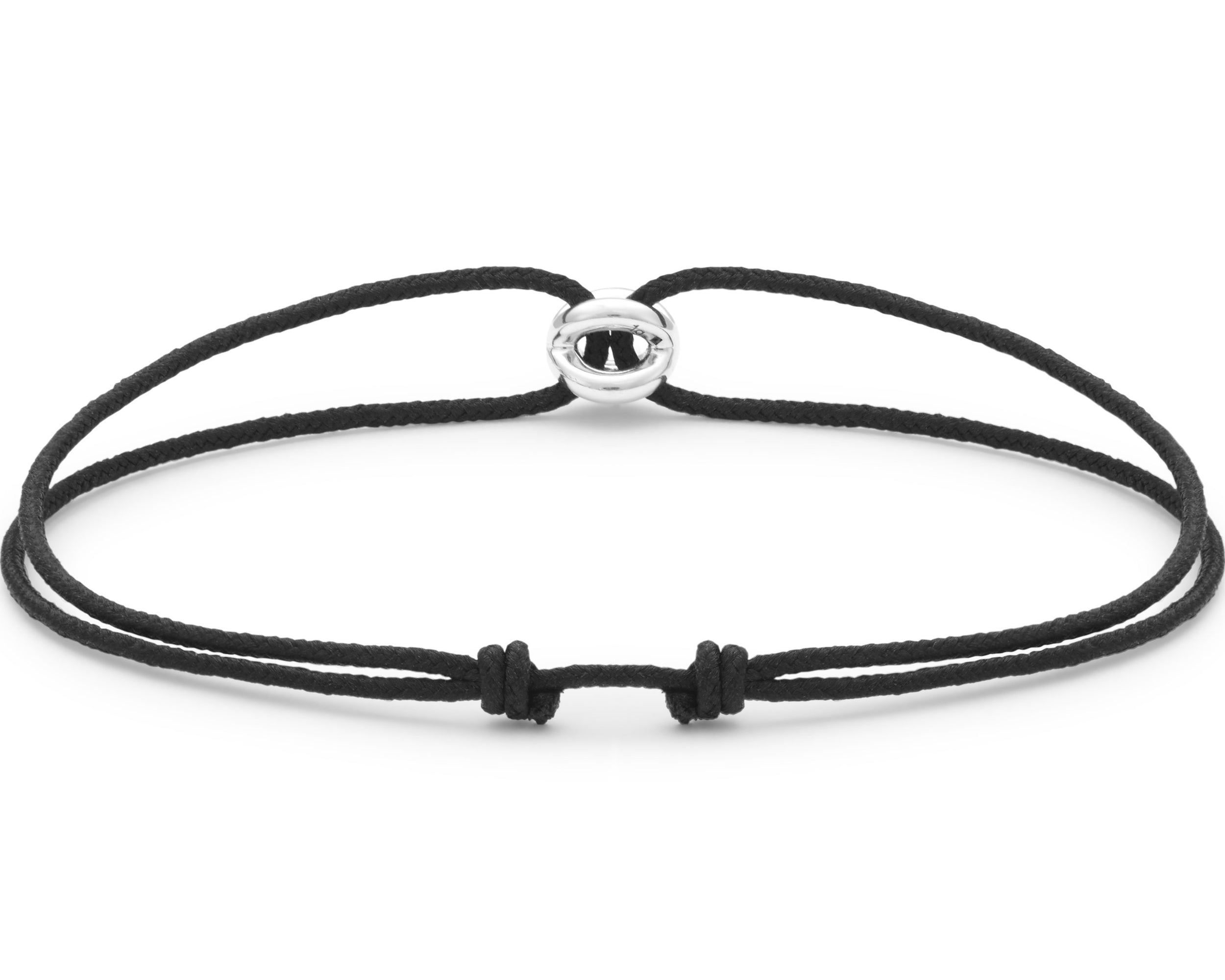 cordon entrelacs noir le 1g