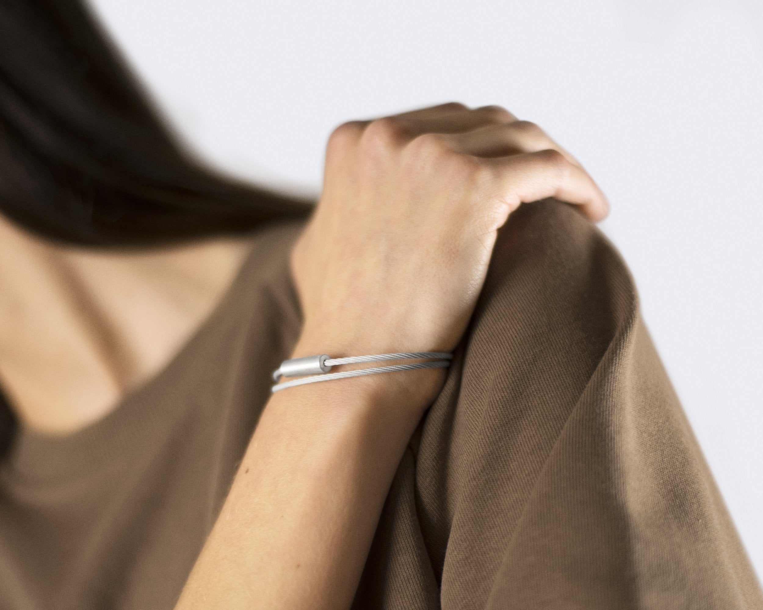 bracelet câble double tour le 9g