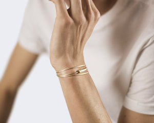 triple wrap cable bracelet 21g