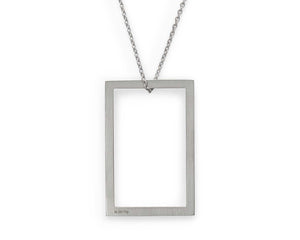 rectangle necklace 2.6g