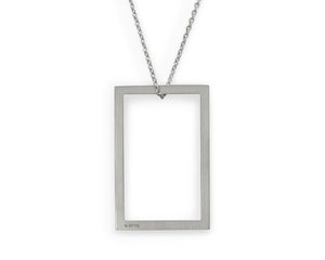 collier rectangle le 2,6g