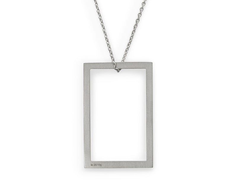 collier rectangle le 2,6g