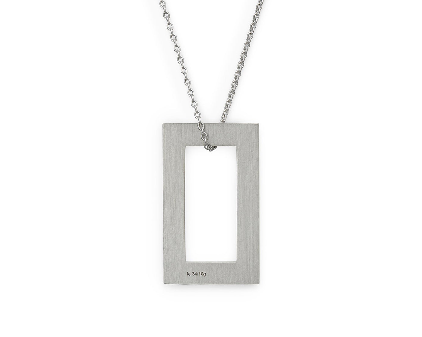 collier rectangle le 3,4g