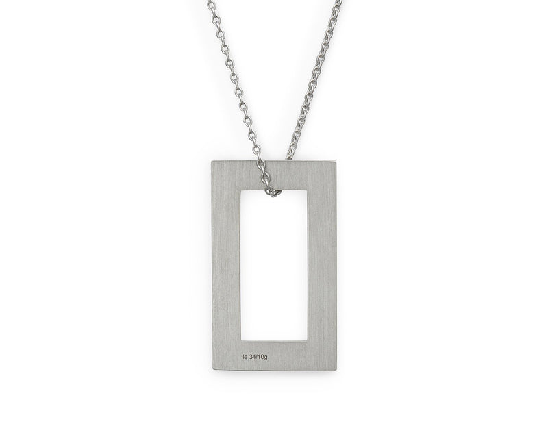 collier rectangle le 3,4g